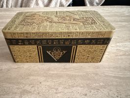 Yu-Gi-Oh! Sammelkarten Metallbox gold guter Zustand