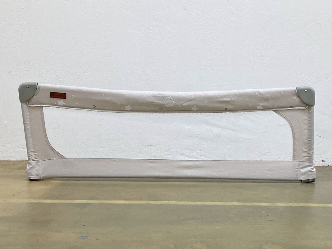 Lauf- & Sicherungsgitter: CANGAROO | Bettschutzgitter | Beige/Weiss – Gebraucht aus Wittenbach von Restwert_St-Gallen