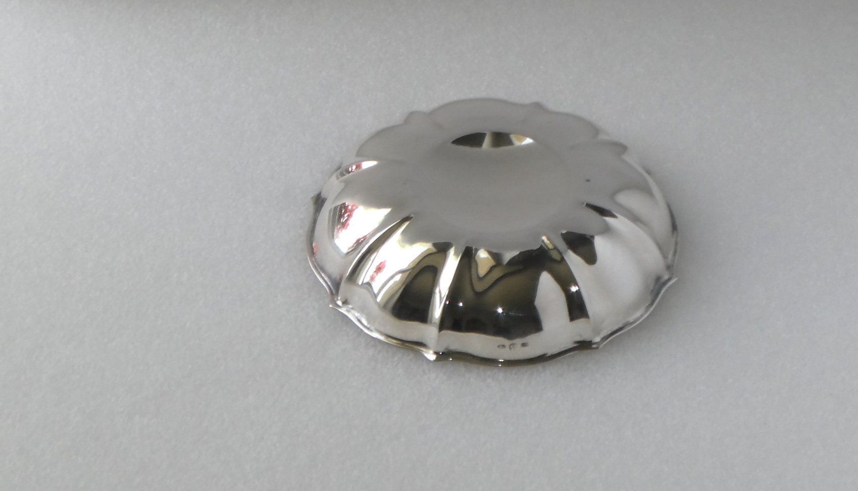 Plateaux: Silberteller 800 Silber Rose Kleeblatt Silbertellerchen – D'occasion à Frauenfeld par Astra13 6