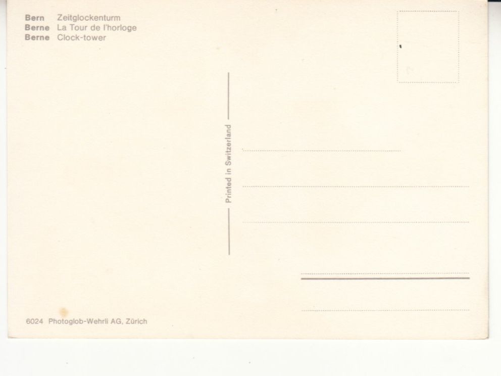 Ansichtskarten: Bern ca. 1970 – Gebraucht aus Bürglen TG von StampGraf 1