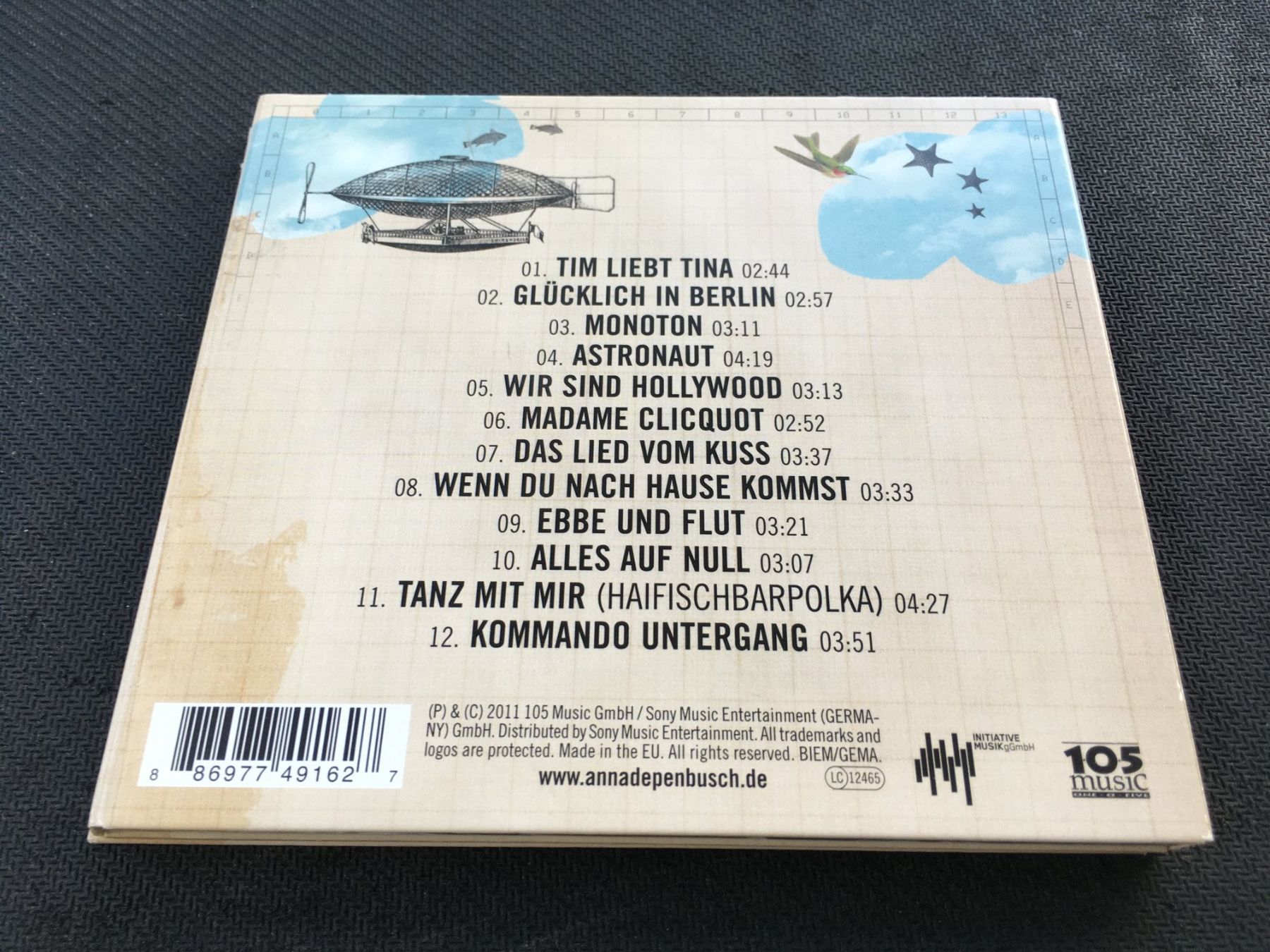 CDs: Anna Depenbusch - Die Mathematik der -CD- – Gebraucht aus St.Gallen von MedienJoe 2