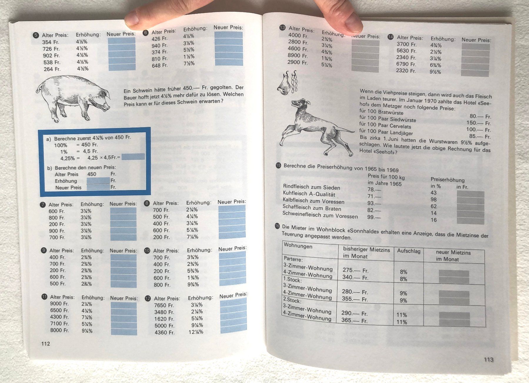 Libri: Schulbuch, Rechenbuch, 7./8. Buch – Usato da St.Gallen venduto da Paddington11 7