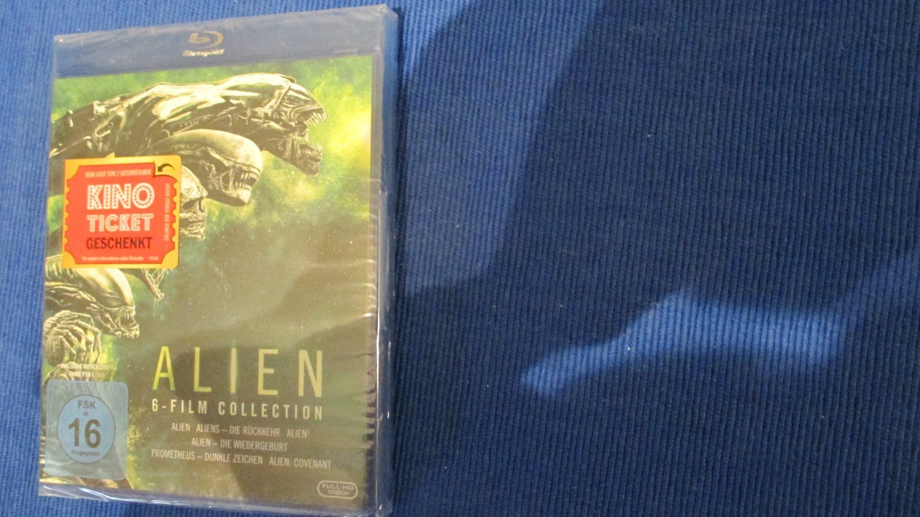 Tous les DVDs: ALIEN 1-6 ALLE / blu ray  TOP – Neuf avec emballage d'origine à Wattenwil par Firebird1 6