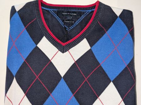 Tommy Hilfiger Pullover Rautendesign, Gr. S