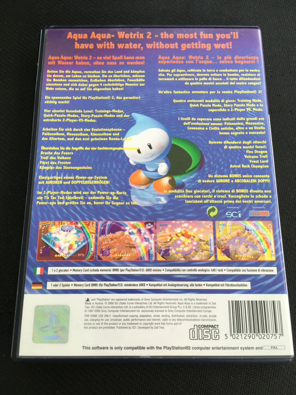 Sony Giochi: Aqua Aqua - PS2 / Playstation 2 – Usato da St.Gallen venduto da Punktchen01 1