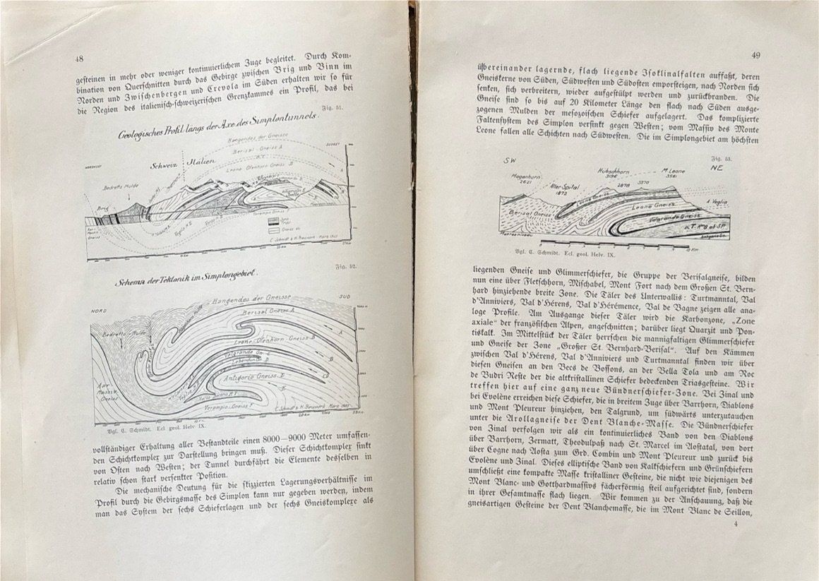 Libri: Schmidt Carl, Bild und Bau der Schweizeralpen – Usato da Sarnen venduto da Livres 4