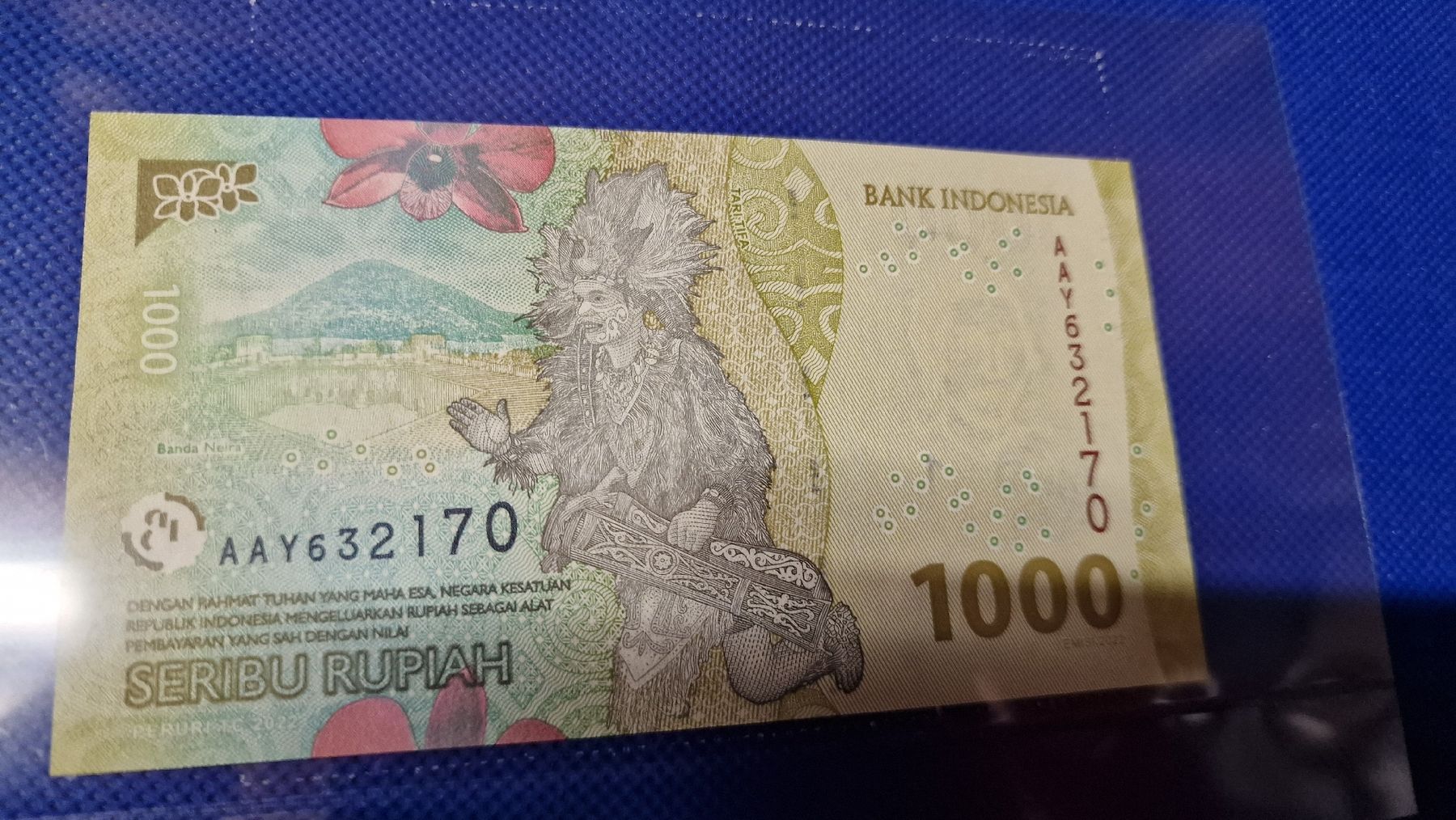 Banknoten: Banknote Indonésia 2022 NEU – Neu und originalverpackt aus Herisau von Antiques.AR 1