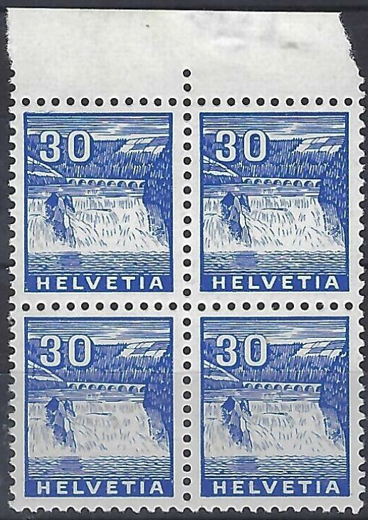 Tutti i francobolli: 200 ** Postfrischer Viererblock, Kat. 480.- – Usato da Fislisbach venduto da Zigzag12