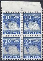 200 ** Postfrischer Viererblock, Kat. 480.-