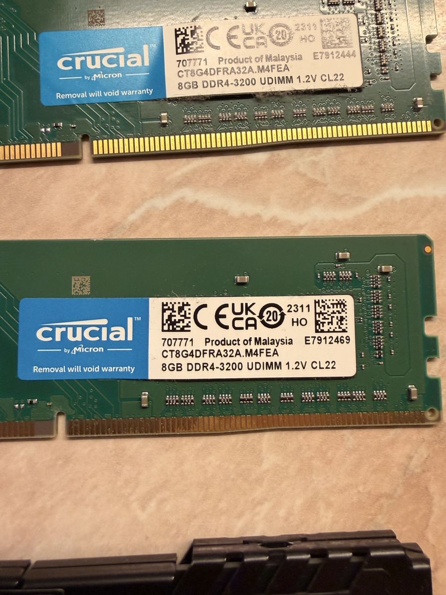 Kingston Memoria / RAM: Memoria Ram da 8Gb ddr4 Hyperx/crucial – Usato da Bioggio venduto da Alexx2003 5