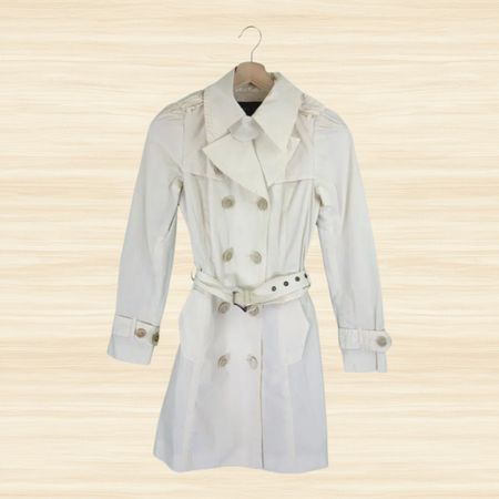 Trench-coat BUI de Barbara Bui blanc cassé - Taille 36