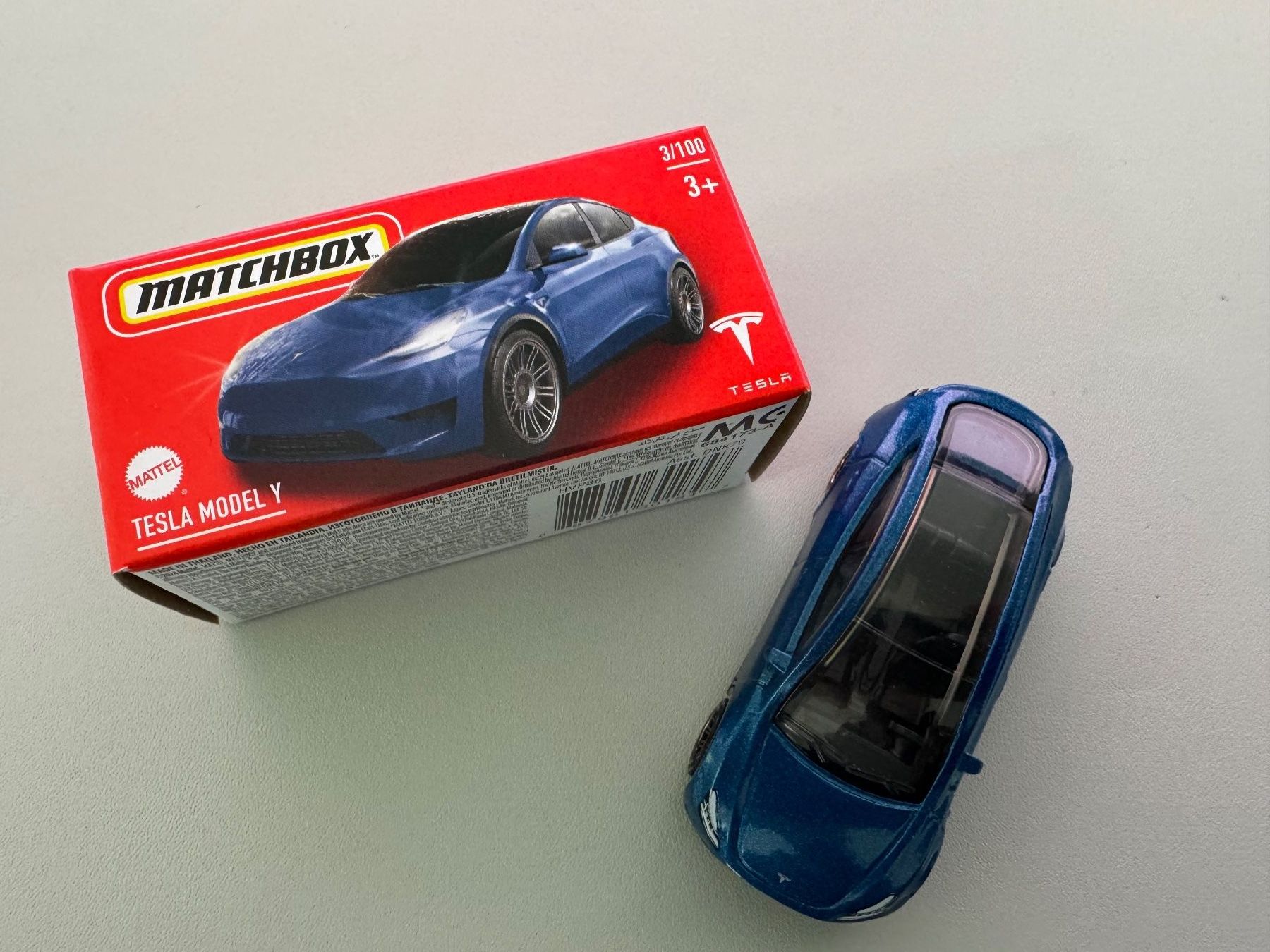 Matchbox Modellini d'auto: Matchbox Tesla Y 1:72 Model – Nuovo e nell'imballaggio originale da Fulenbach venduto da Gambler001 2