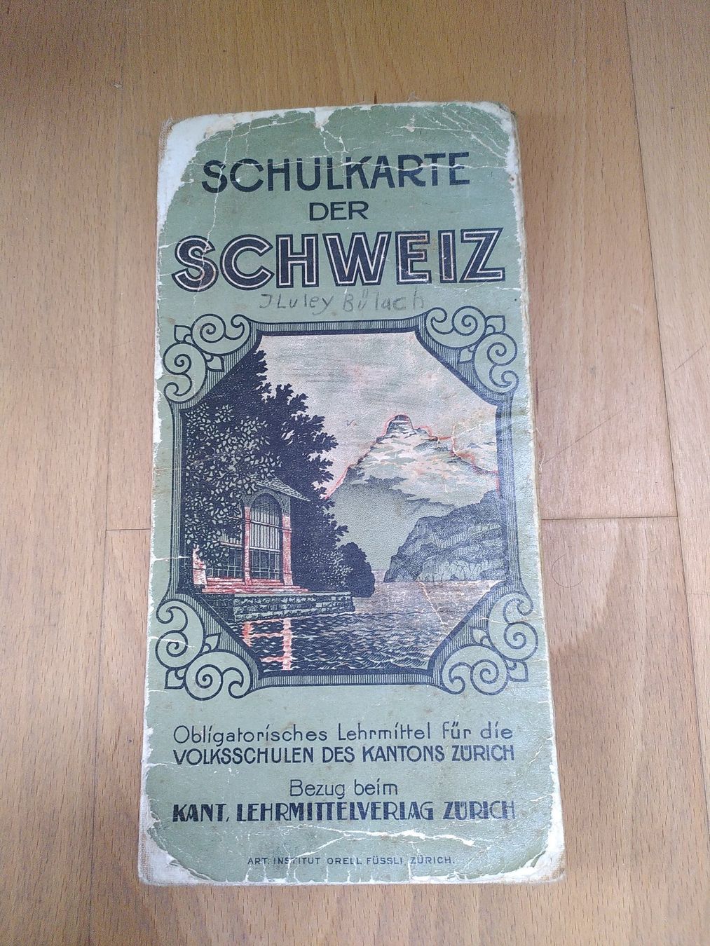 Cartine & Atlanti: Antike Schulkarte der Schweiz – Usato da Winterthur venduto da Gurki