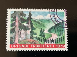 Soldatenmarke Brigade Frontière 1939 gestempelt