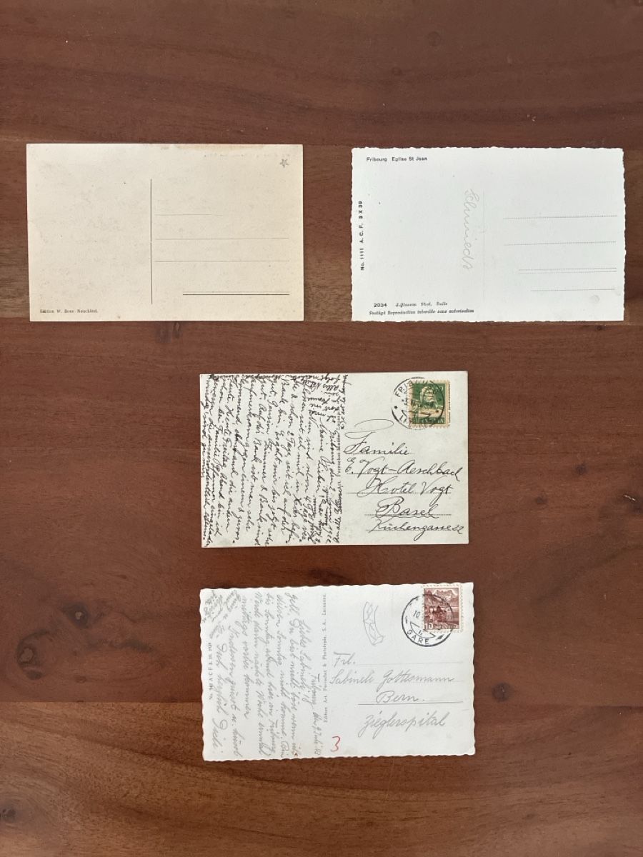 Cartes postales: 9 Ansichtskarten Schweiz von Freiburg FR.  C – D'occasion à Oftringen par Cla.vD.74 3