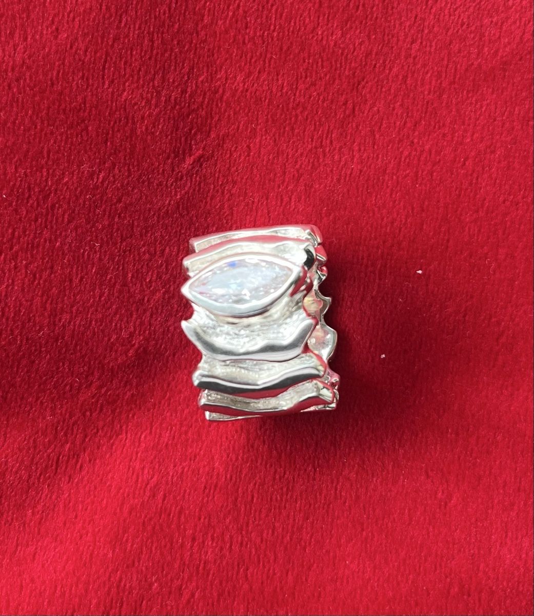 Ringe: Massiver Silberring 925 mit Zirkon–Statement Ring – Gebraucht aus Widen von evce1318 3