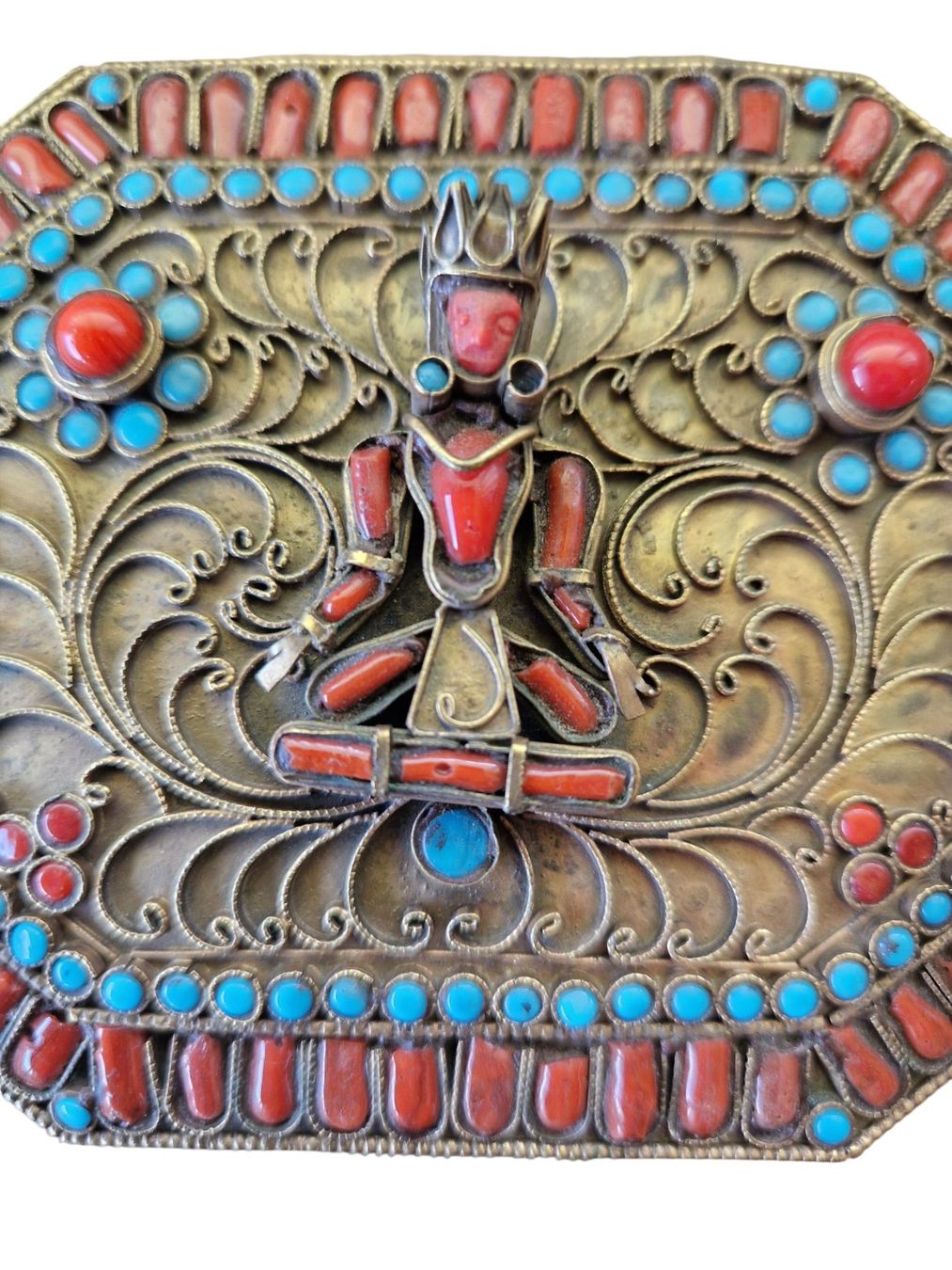 Barattoli: antike Amulett-Box Tibet – Usato da Mörschwil venduto da antiksalon21 5