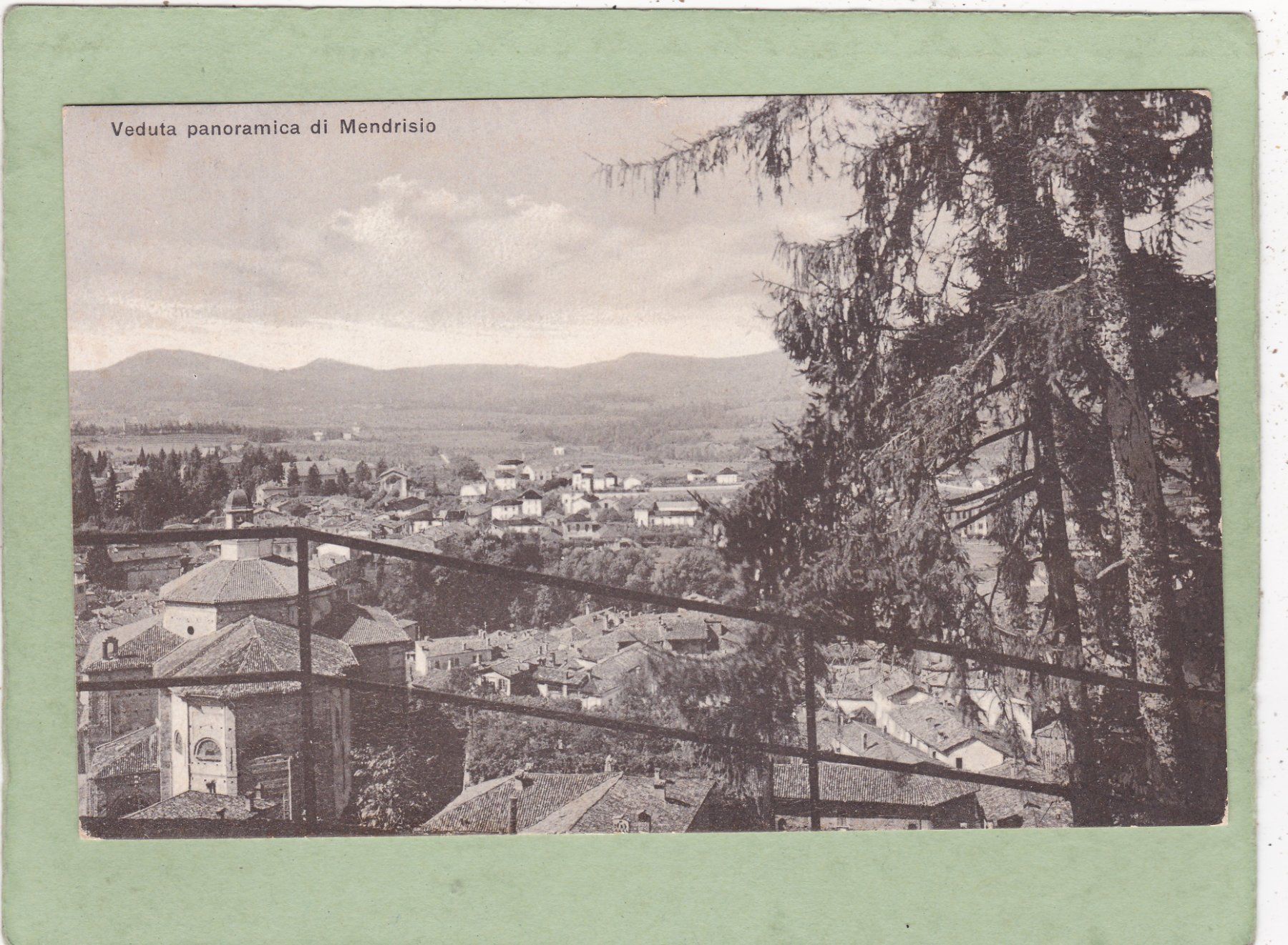 Ansichtskarten: Veduta panoramica di Mendrisio – Gebraucht aus Herisau von Lisegrat2008