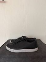 Lacoste Low-Top Leder-Sneaker Schwarz Gr. 37