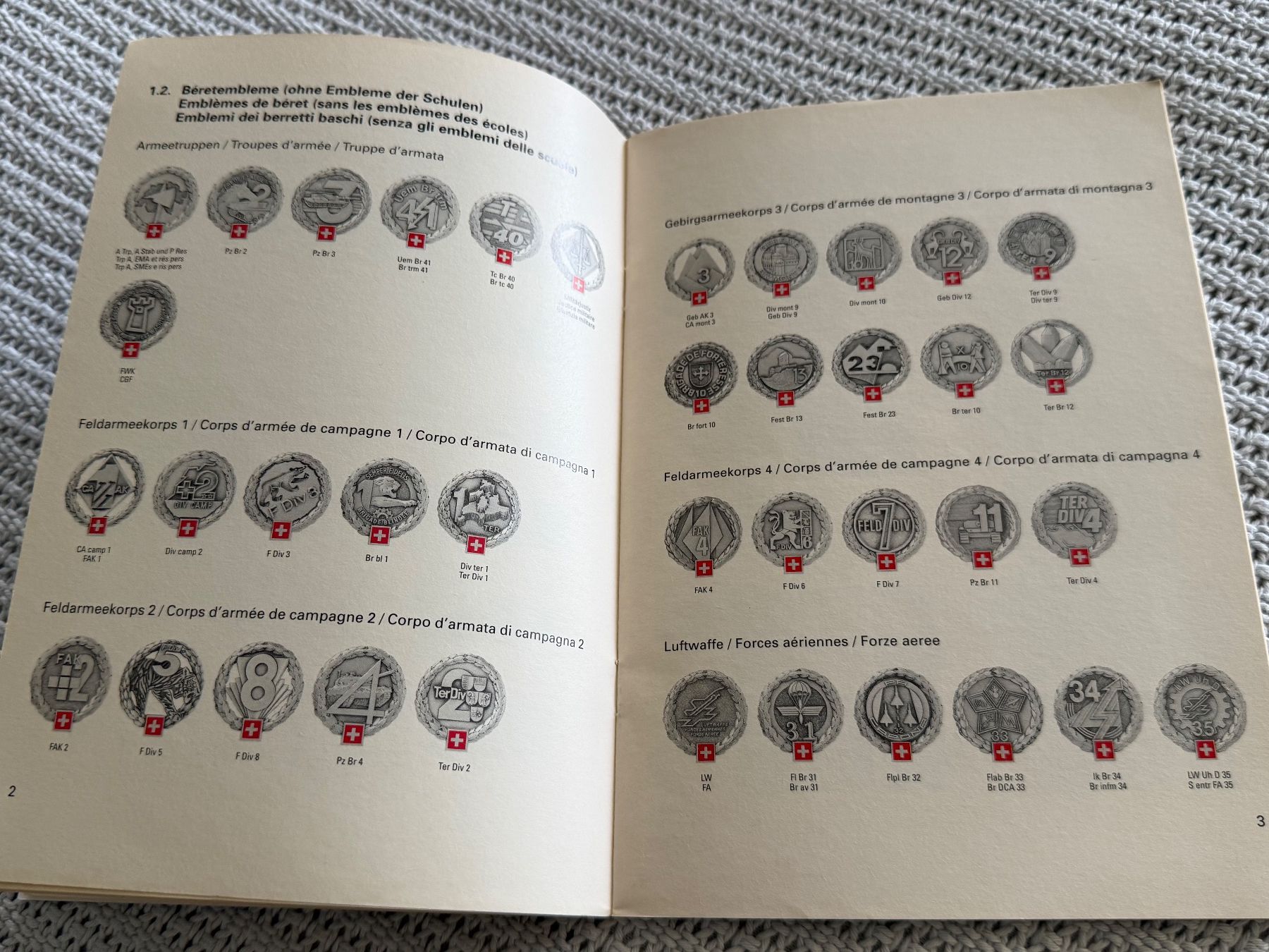 Bücher: Abzeichen der Schweizer Armee (1997) - Schweizer Armee – Gebraucht aus Brütten von Hst1 4