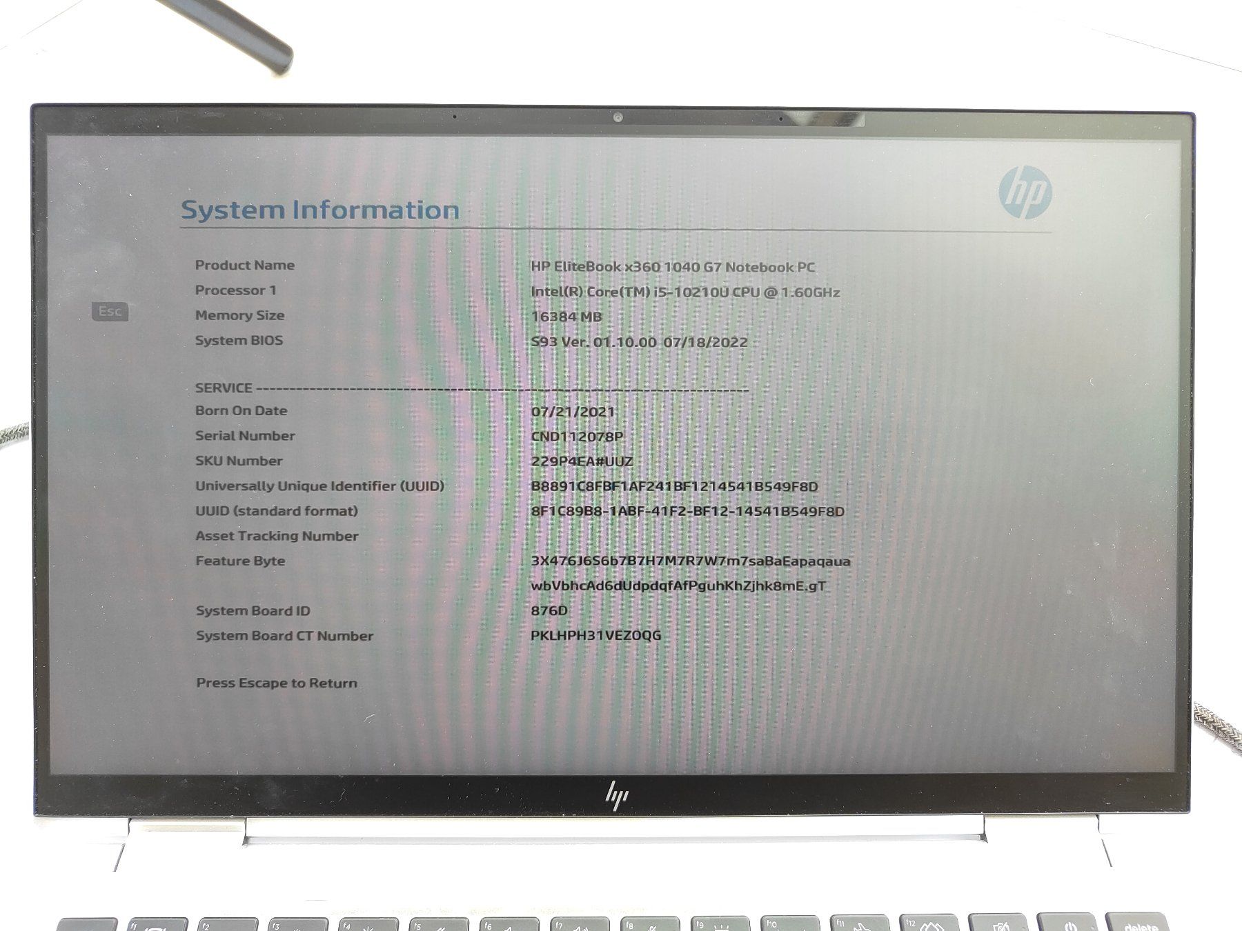 Hewlett Packard Notebook: HP Elitebook x360 1040 G7 Notebook PC – Usato da Zürich venduto da mobilix 1