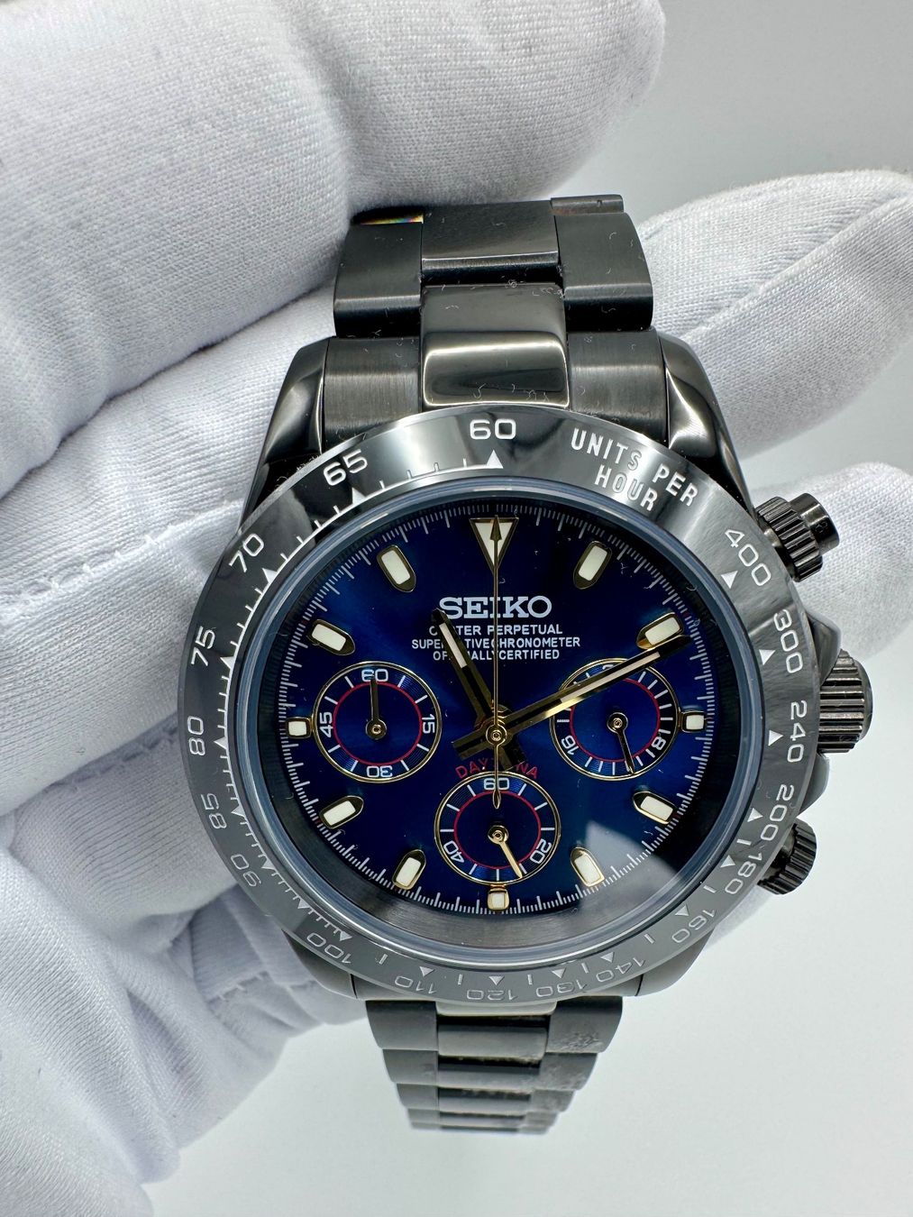 Orologi: Seitona Chronograph Midnight Black Edition – Nuovo e nell'imballaggio originale da Arnegg venduto da watch-shop 5