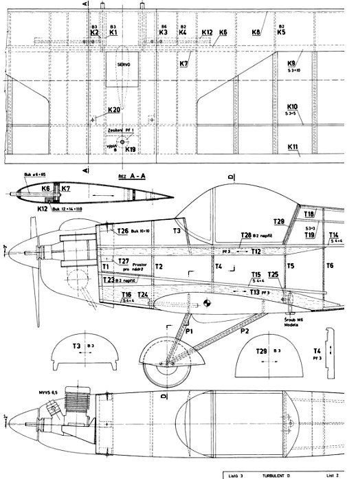 Modellismo RC: Quality Bauplan / Plan RC Scale model "Stark Turbulent" – Nuovo (secondo la descrizione) da Genève venduto da Hucotra 8
