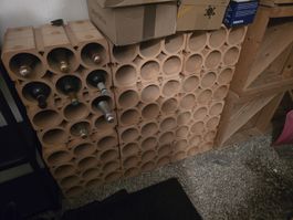 12 Weinlagersteine aus Ton