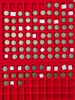 Sammlung Schweizer 5 Rappen Münzen, ab 1897 - 1993