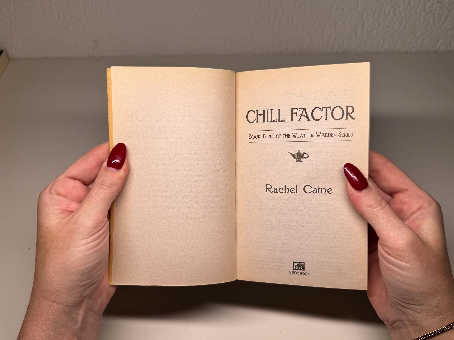 Libri: NOVEL: Rachel Caine, Chill Factor – Usato da Grosswangen venduto da English_books 2