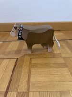 Swiss wooden carved cow
