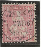 HAUPTWEIL 02.07.76 auf Zu#38 Mi#30 Volltreffer [6B9]