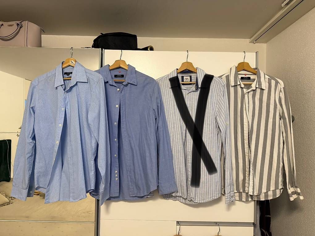 Hemden: 5x Herren Hemd M – Gebraucht aus Wetzikon ZH von Em_Sa