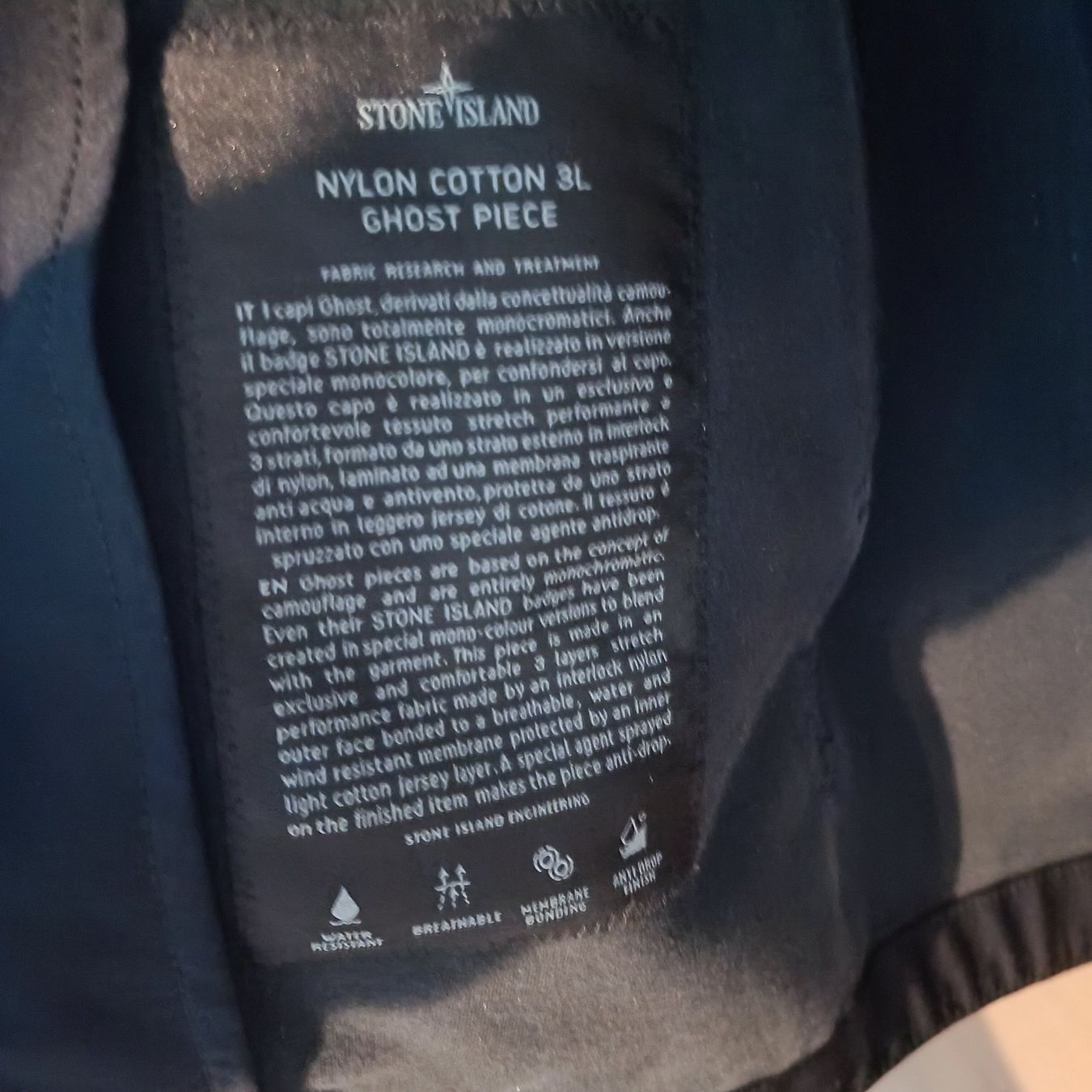 Stone Island Jacken: Stone Island Ghost Piece, Nylon Cotton 3L – Gebraucht aus Lengnau AG von Stook87 1