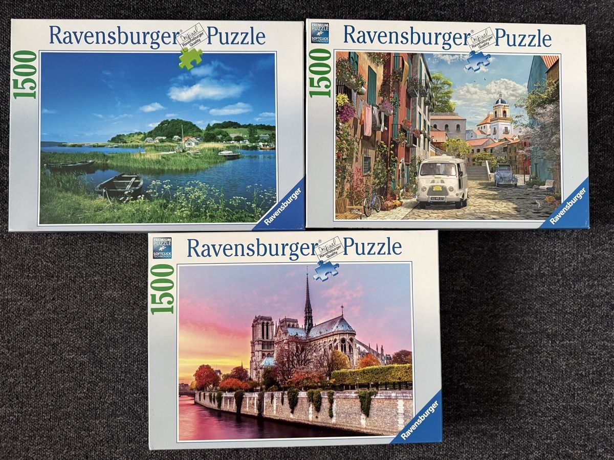 Ravensburger Puzzle: 3 Puzzles (1500 Teile) – Usato da Menziken venduto da Slechtvalker