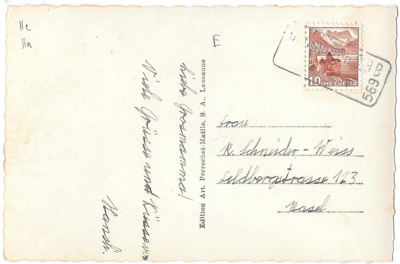 Cartoline postali: Balsthal Neu Falkenstein – Usato da Olten venduto da clotaldi 1