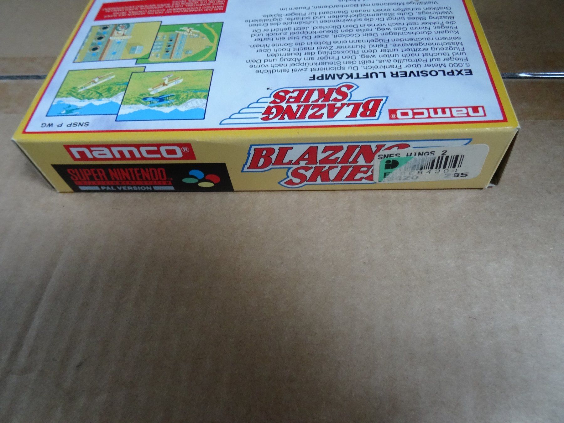 Nintendo Giochi: Blazing Skies SNES OVP – Usato da Olten venduto da Disc-Ausverkauf 2