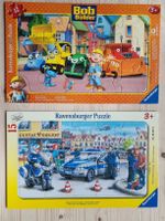 Ravensburger Puzzle: Bob der Baumeister und Polizei, 2 Stk.