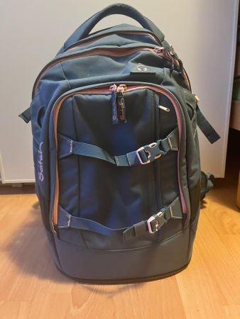 Satch Schul Rucksack blau