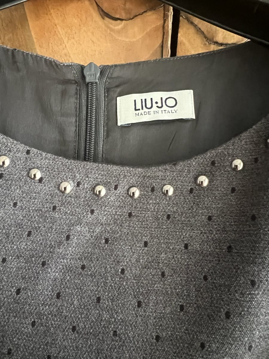 Liu Jo Vestiti: Robe grise à pois Liu Jo, taille 36-38 chic – Nuovo (secondo la descrizione) da Porrentruy venduto da SYANKA 4