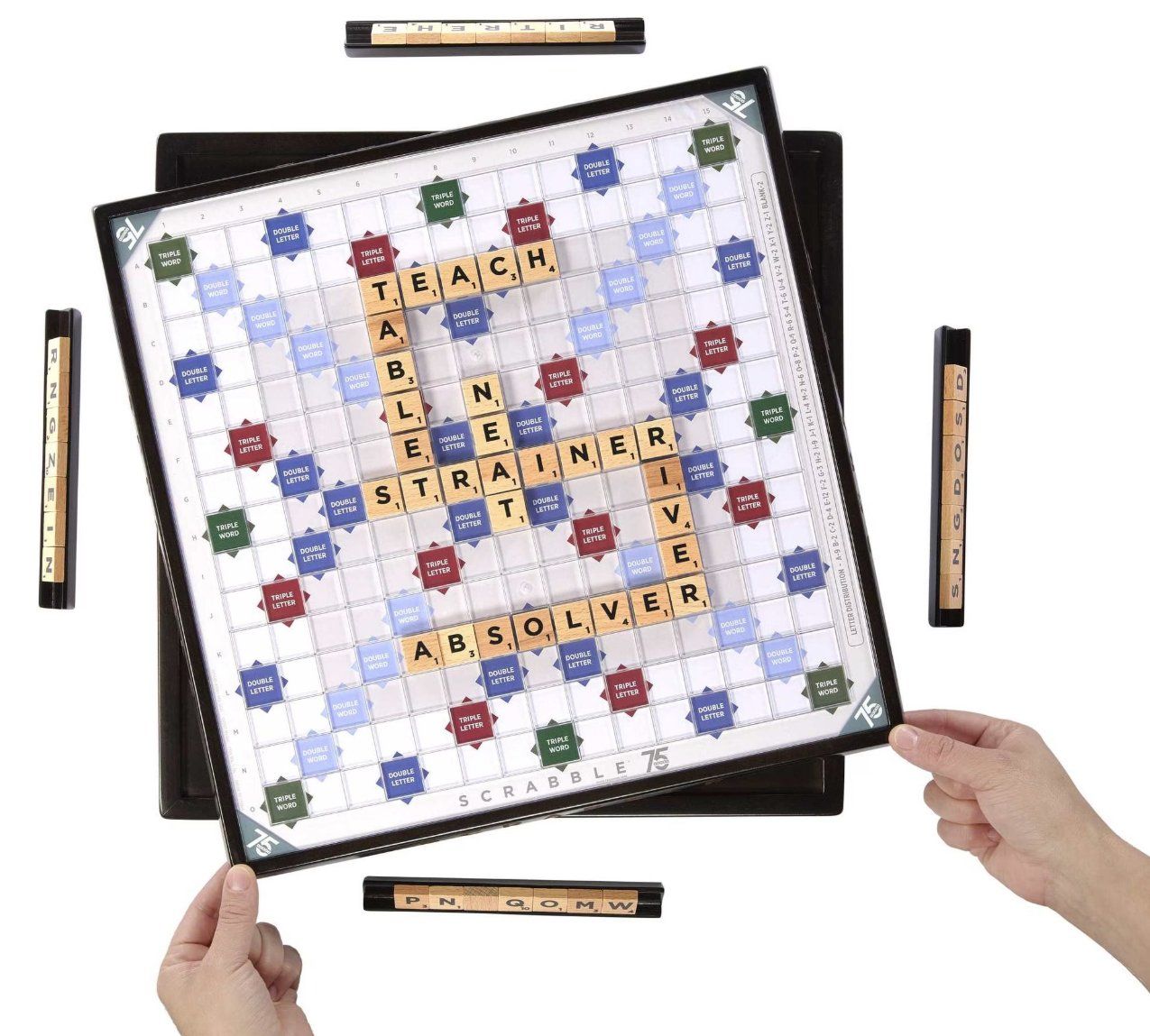 Mattel Spiele: Scrabble aus Holz - 75th Anniversary Edition – Neu und originalverpackt aus Rotkreuz von Schpacko 2