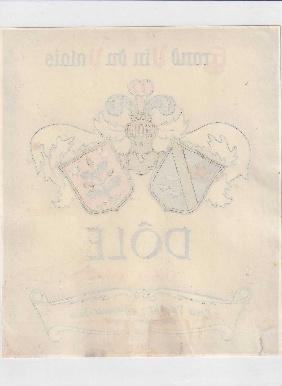 Carta: Etikette - Dôle Pinot Noir /bd – Usato da Hombrechtikon venduto da Rudolf07 1