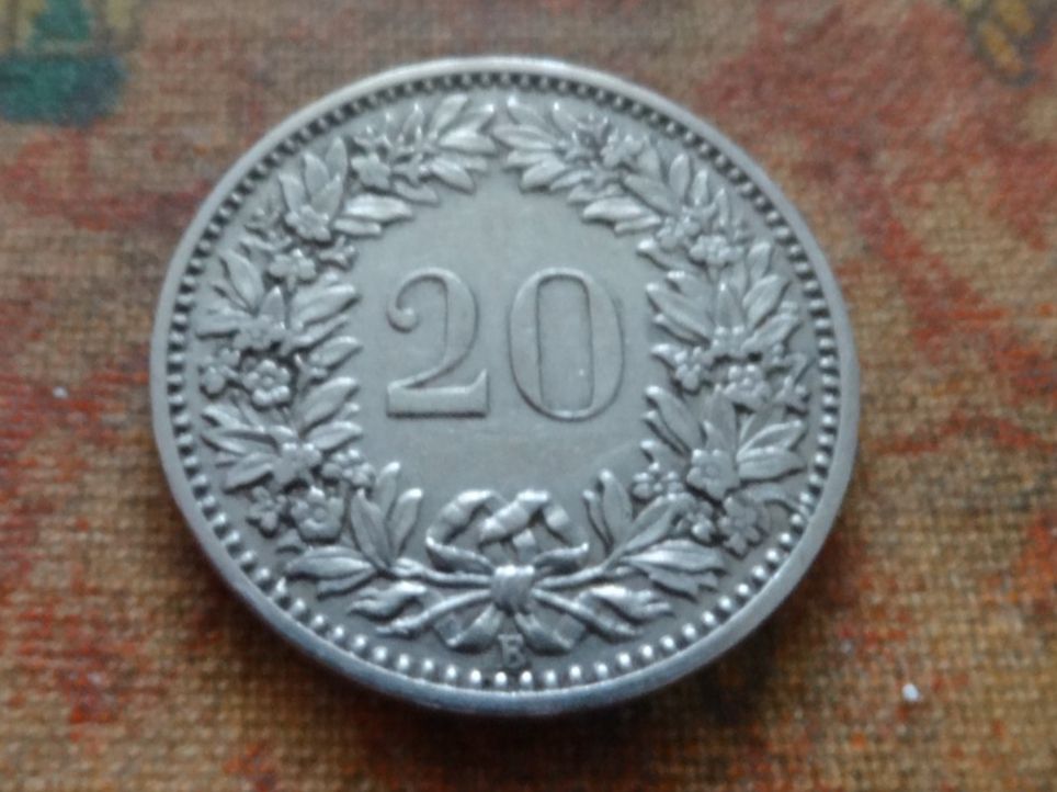 Tutti le monete: 20 Rp. 1911 – Usato da Romanel-sur-Lausanne venduto da Swift13 1