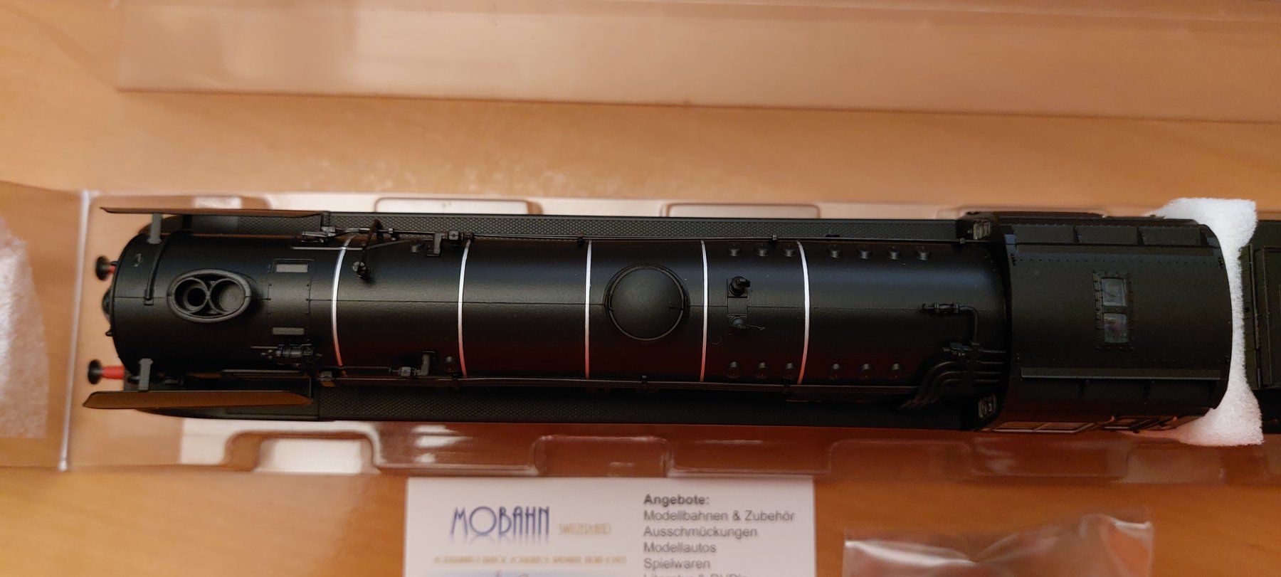 Trix Modelleisenbahnen: TRIX 22125 - Dampflok BR 10 Öl Pacific "schwarzer Schwan" DB – Neu und originalverpackt aus Rotkreuz von MOBAHN-1zu87 5
