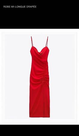 Kleid / Robe Zara rouge S ❤️