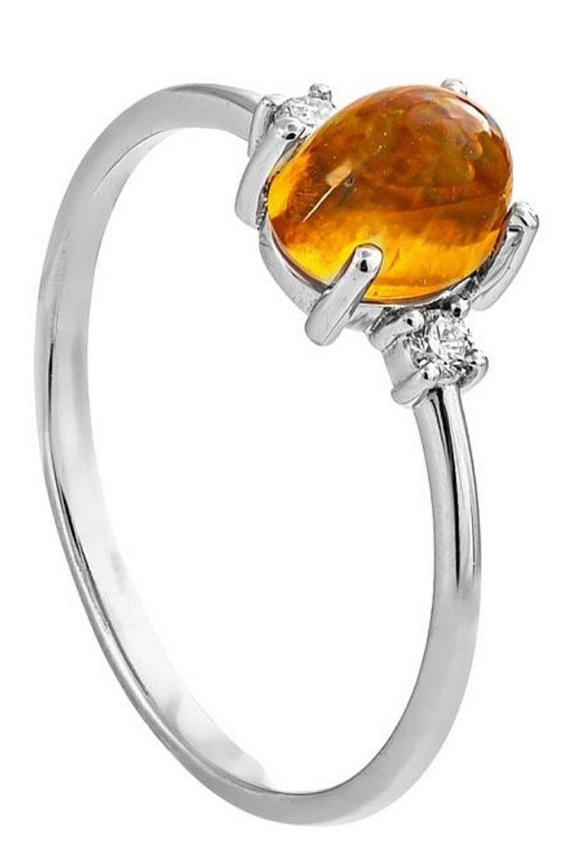 Bagues: 0.82tcw Opal Ring 14k Weissgold – Neuf (Voir description) à Untersiggenthal par TimeandShine 1