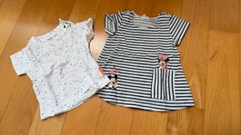2er Set Mädchen T-Shirts Gr. 68, Sommer Look, Top!