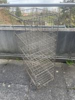 Ancienne Etagère Grillagée en Métal