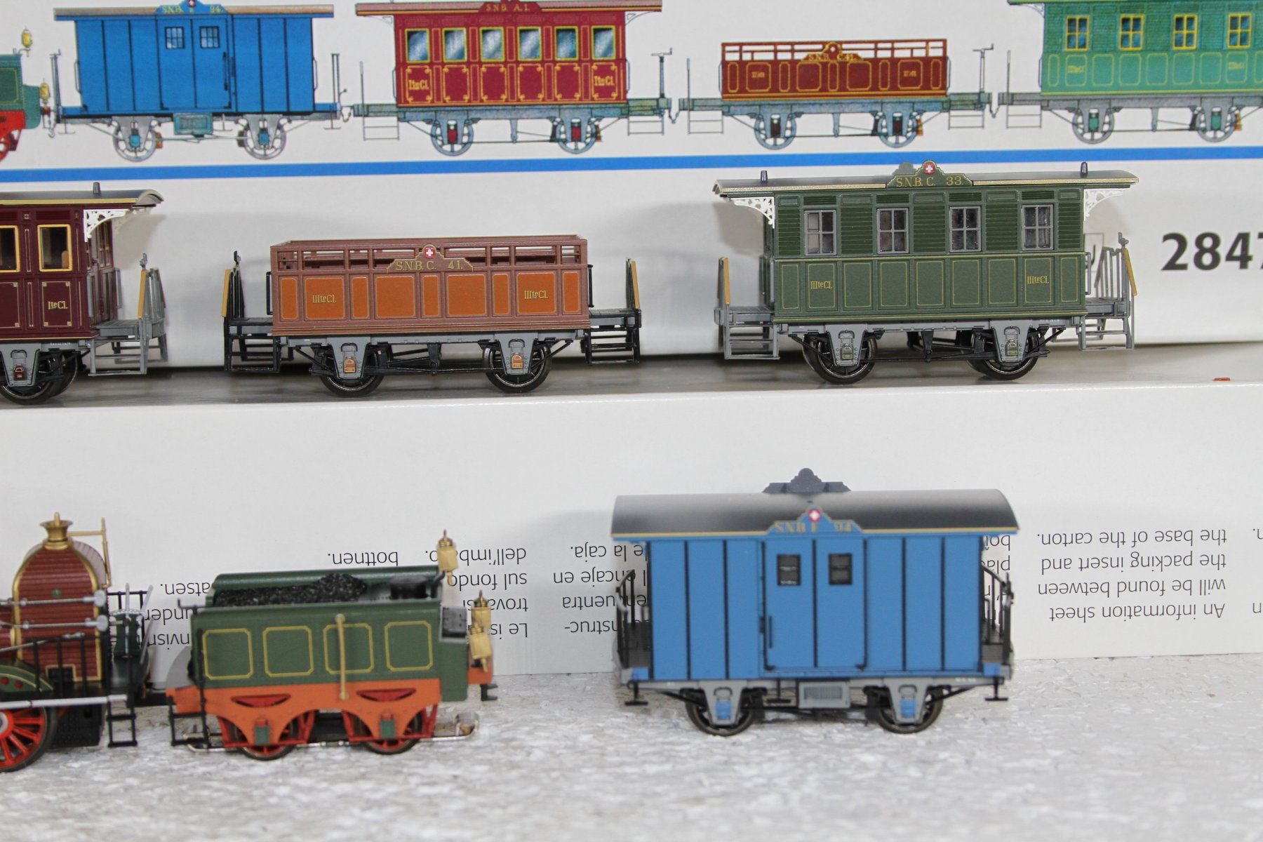 Märklin Modellini di ferrovie: Märklin 28471 SNB Spanisch Brötli Bahn – Usato da Triesen venduto da cor_62ts 2