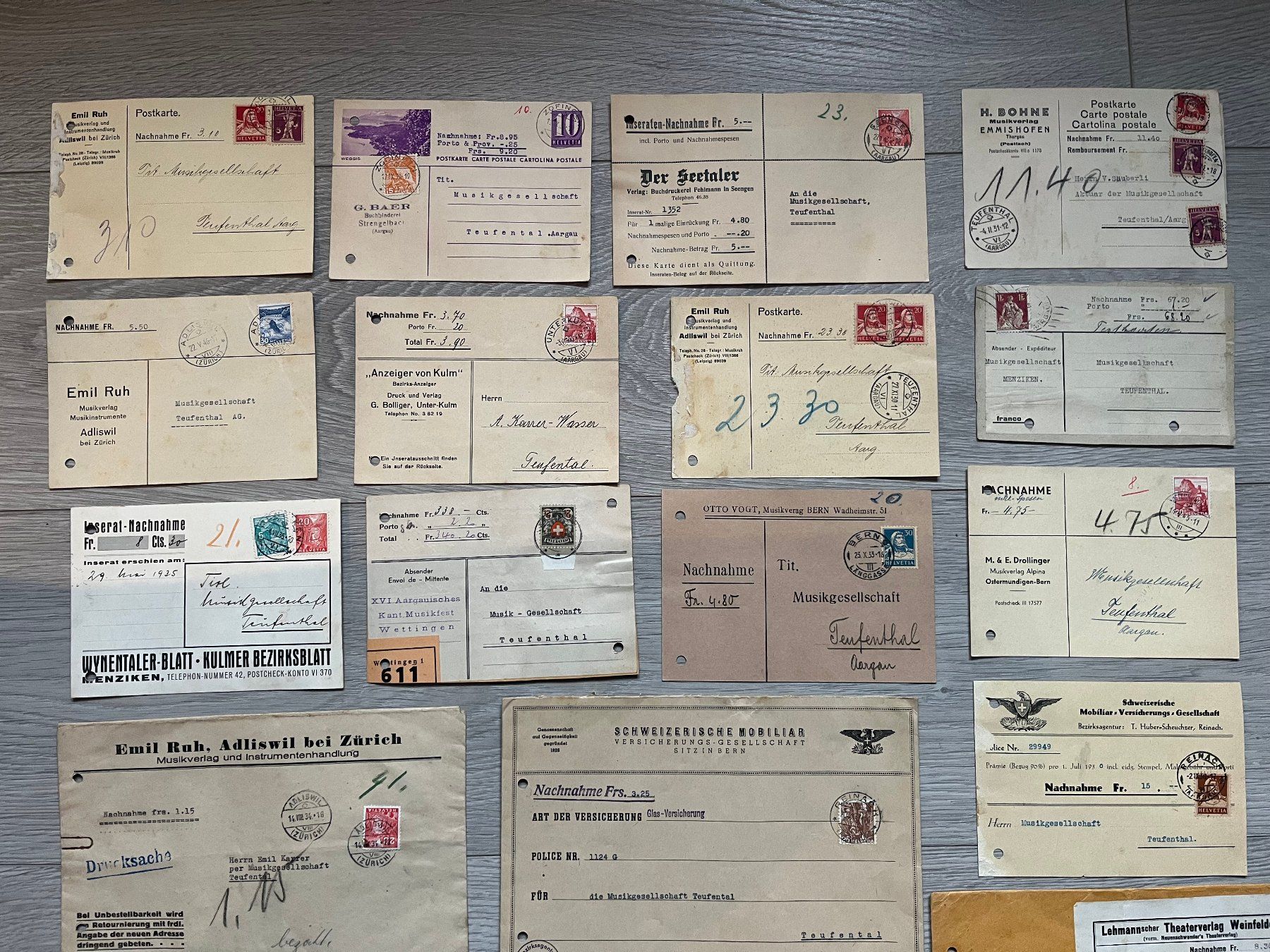 Tous les timbres: Briefumschläge Postkarten Briefmarken B – D'occasion à Unterkulm par esco 1
